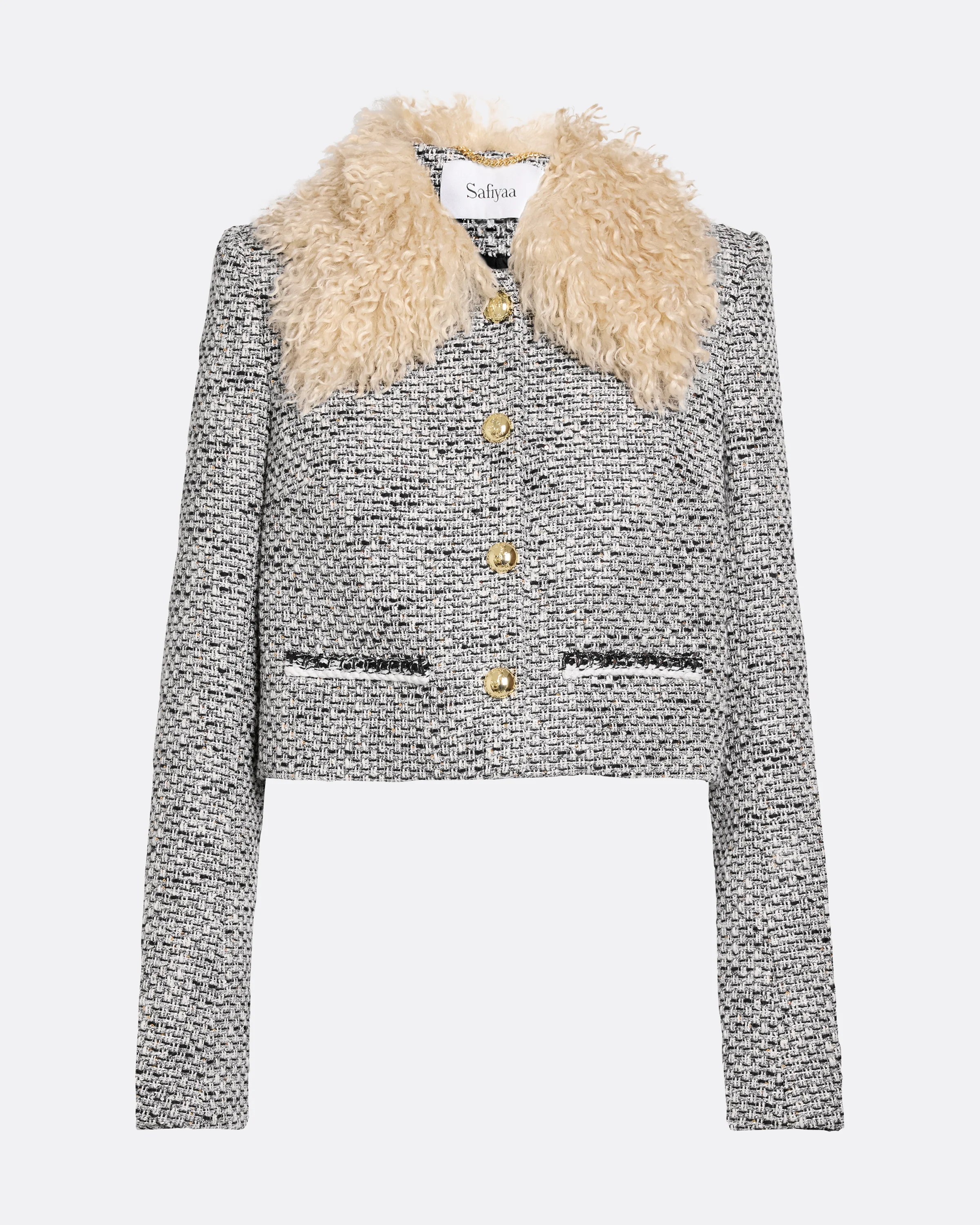 Annalisa Jacket in Stone on Greyscale - Image 8