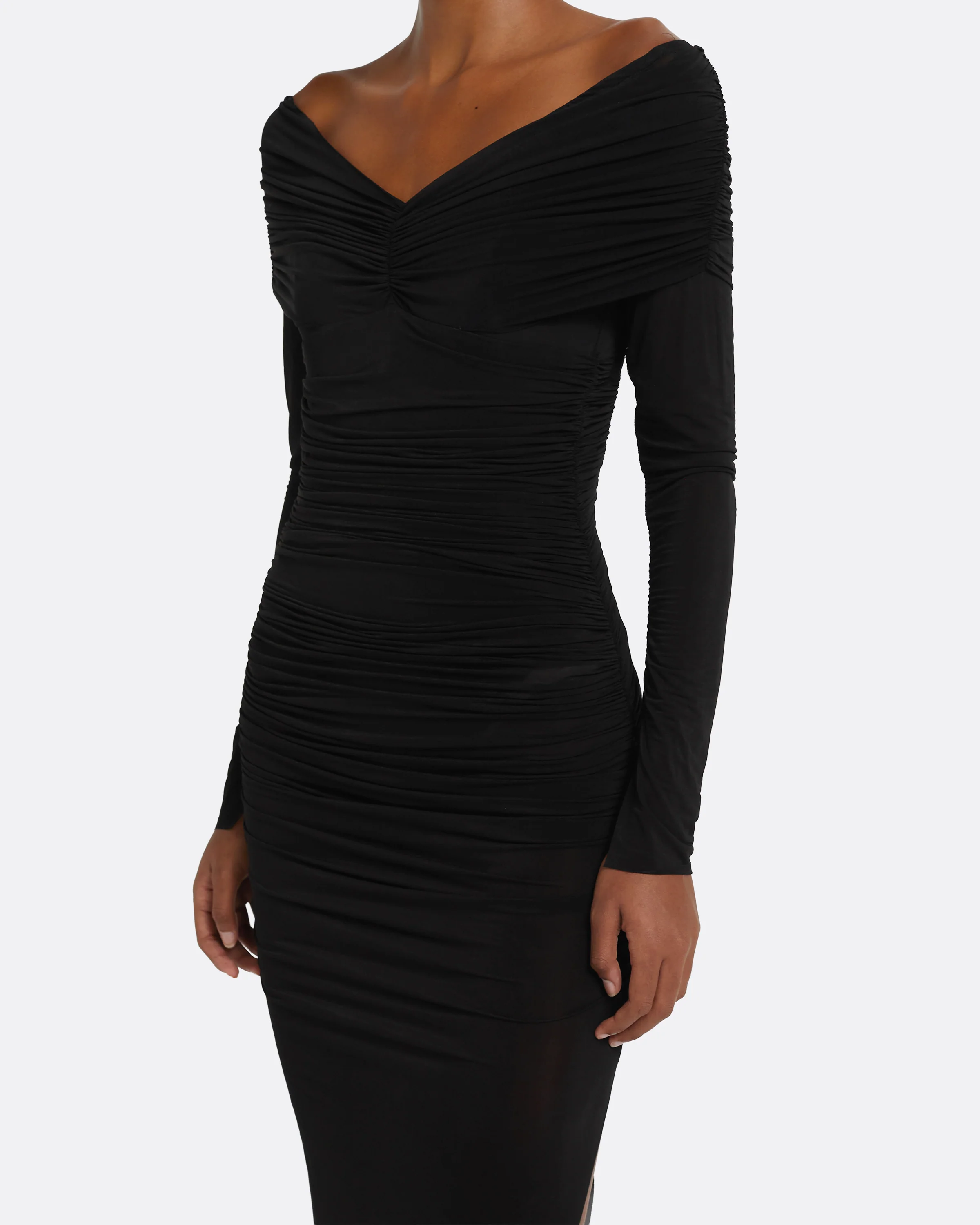 Ardyn Long Dress in Black - Image 3