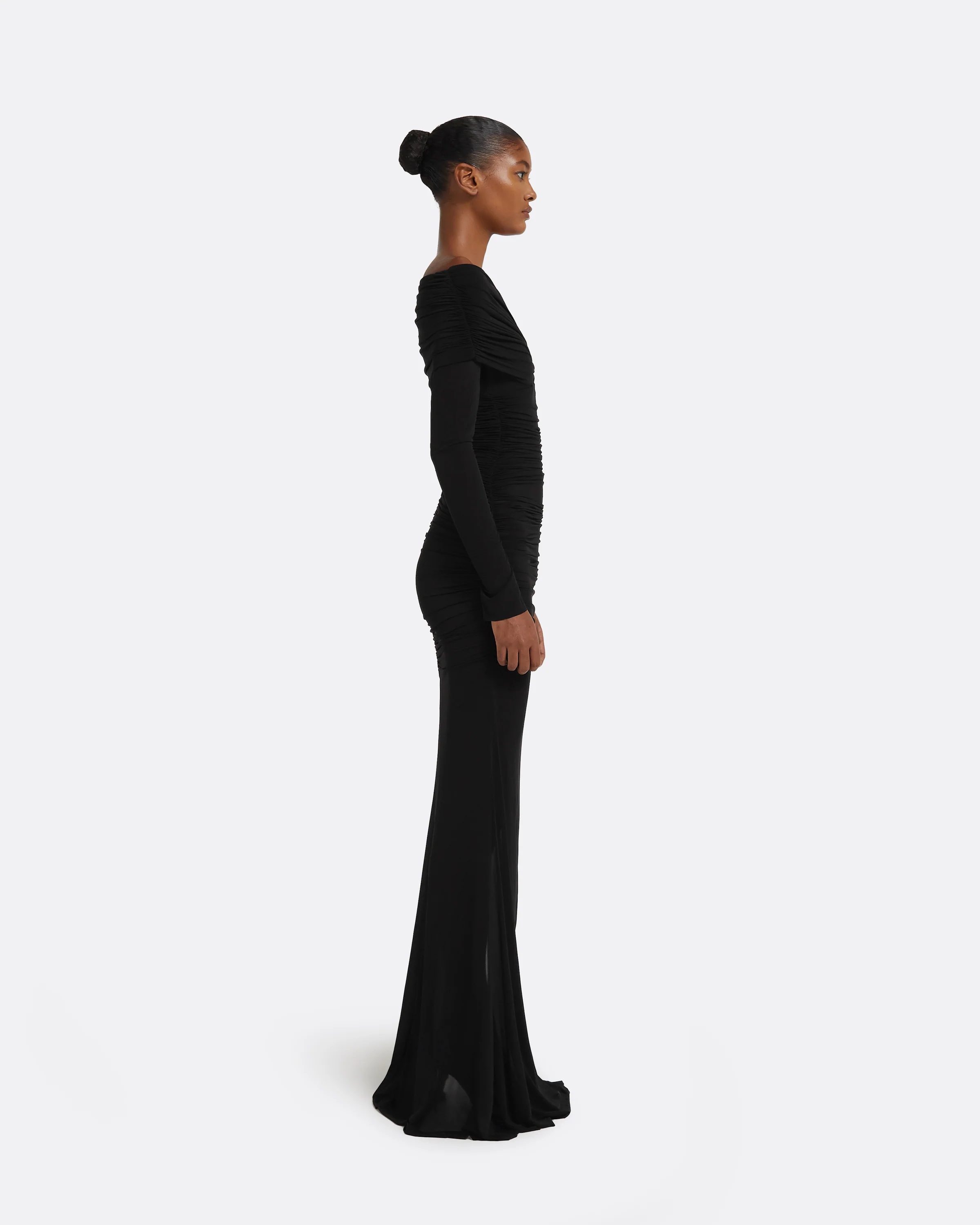 Ardyn Long Dress in Black - Image 5