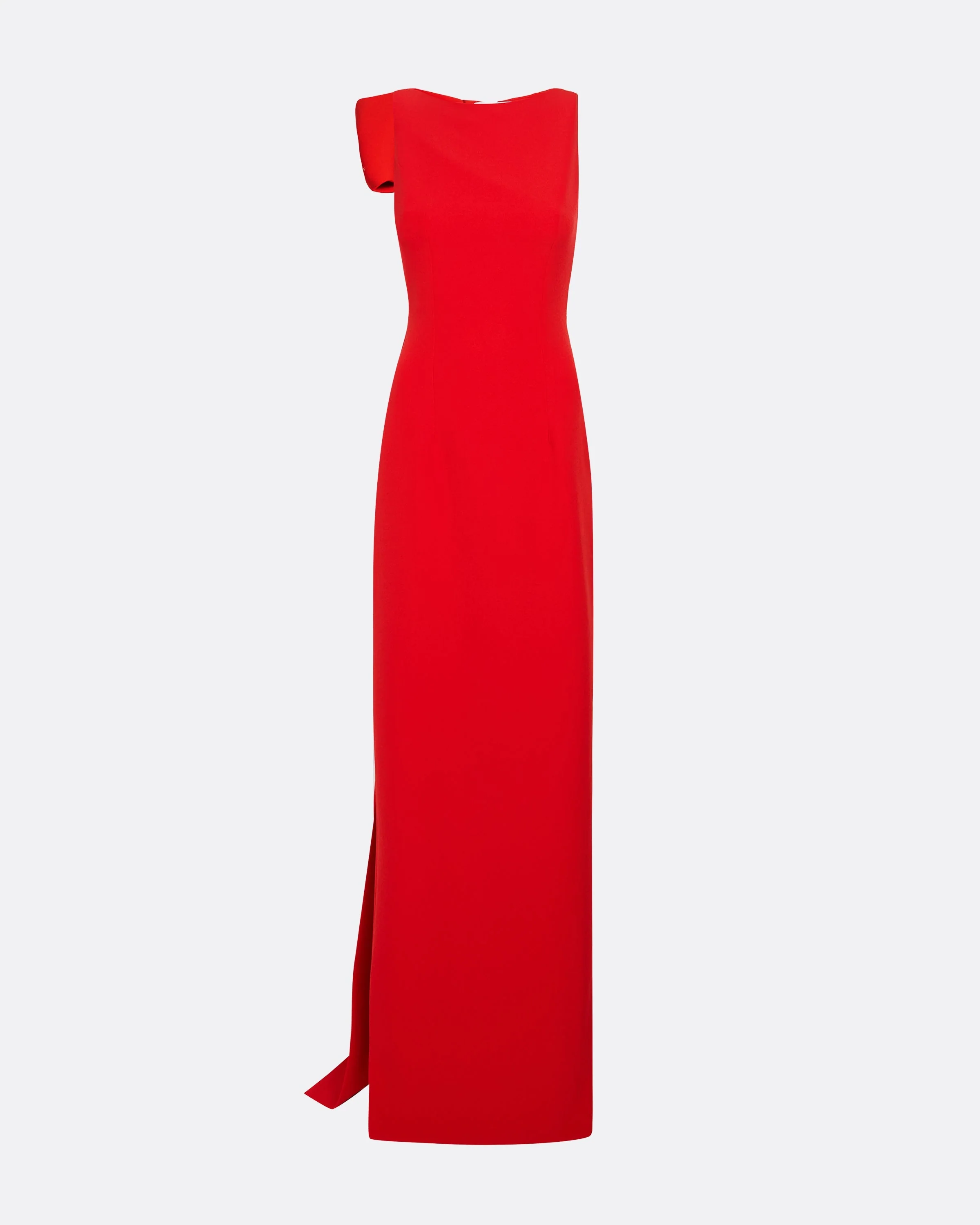 Celestia Cherry Red Long Dress - Image 5