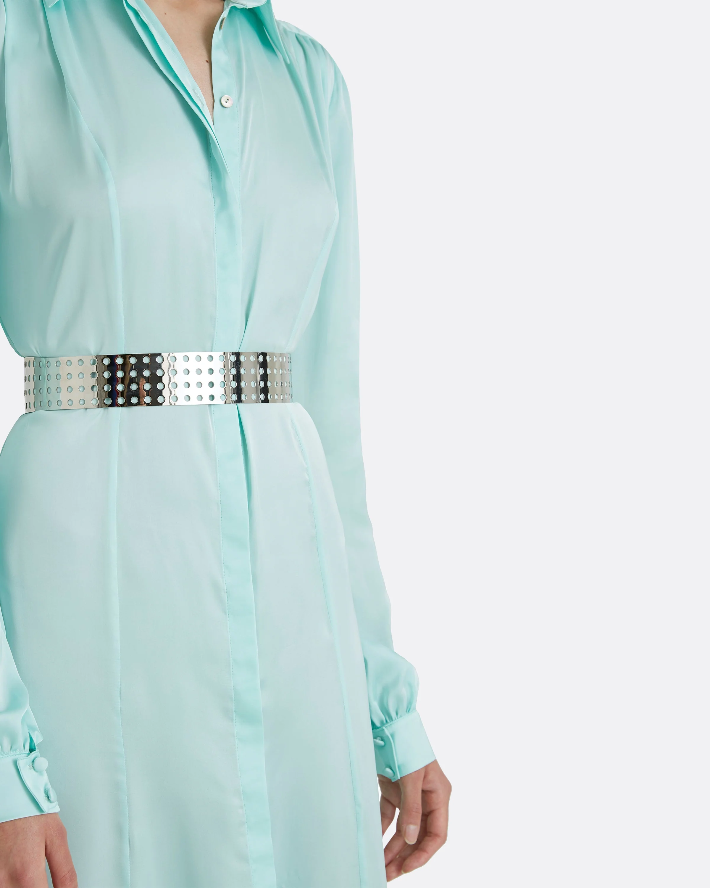 Clio Silver Metal Belt - Image 3