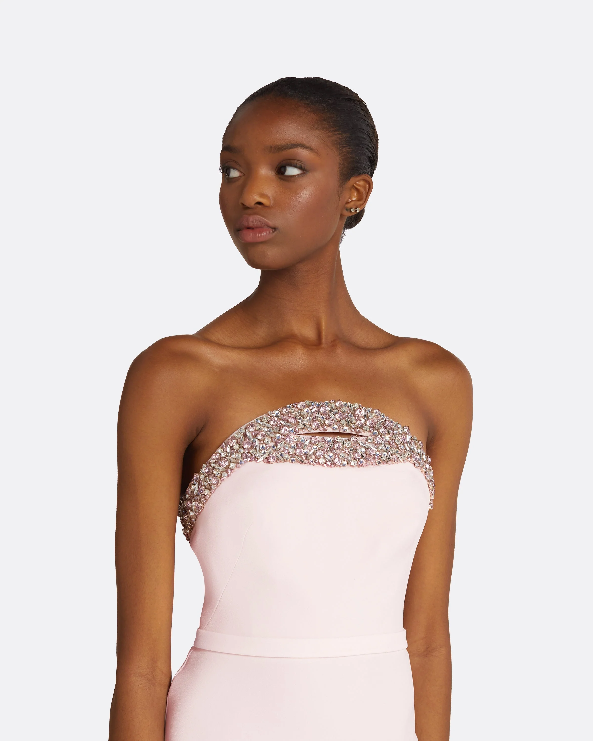 Donatella Barely Pink Long Dress - Image 3