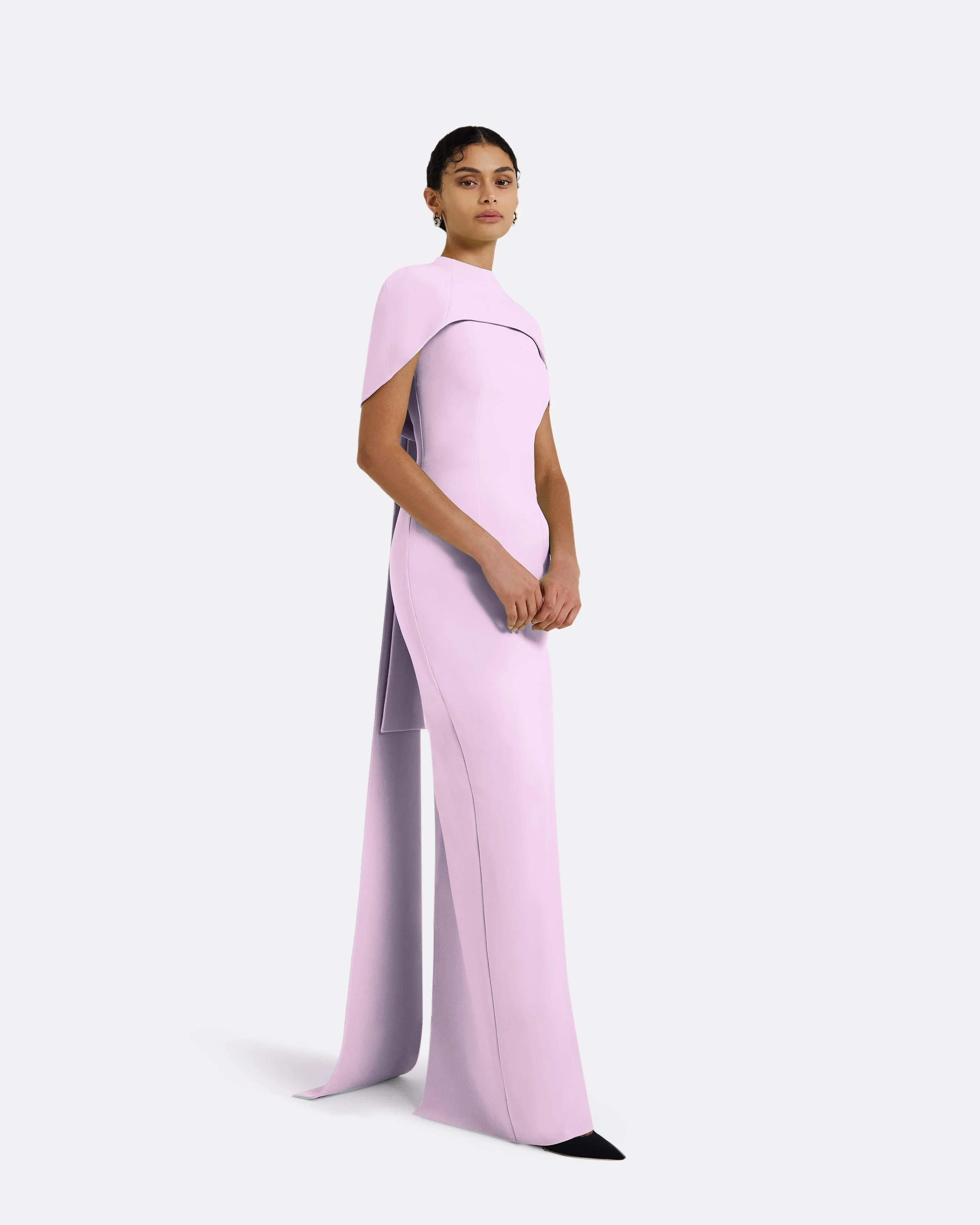 Kalika Lavender Long Dress - Image 4
