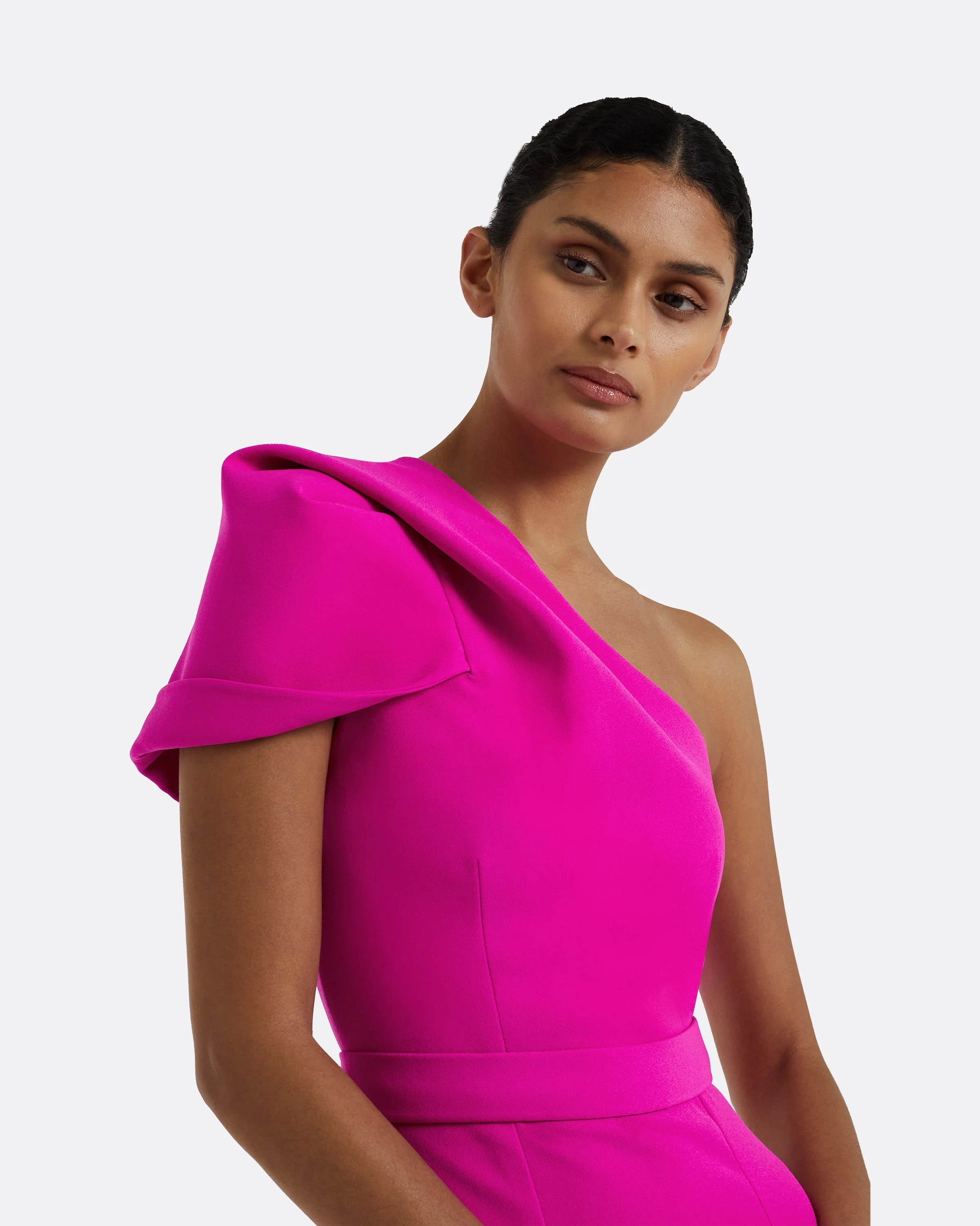 Kora Wild Strawberry Long Dress - Image 3