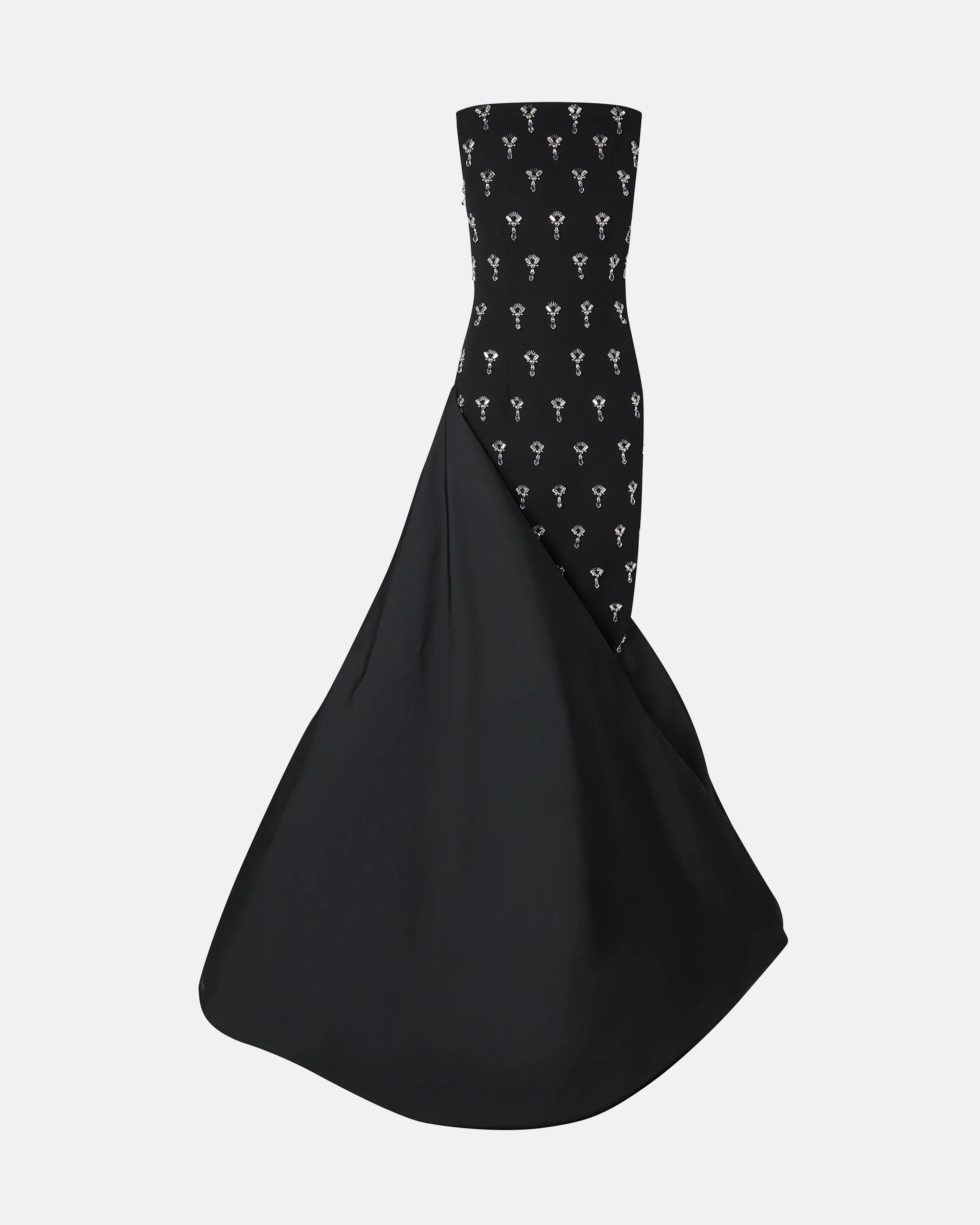Pia Black Long Dress - Image 5