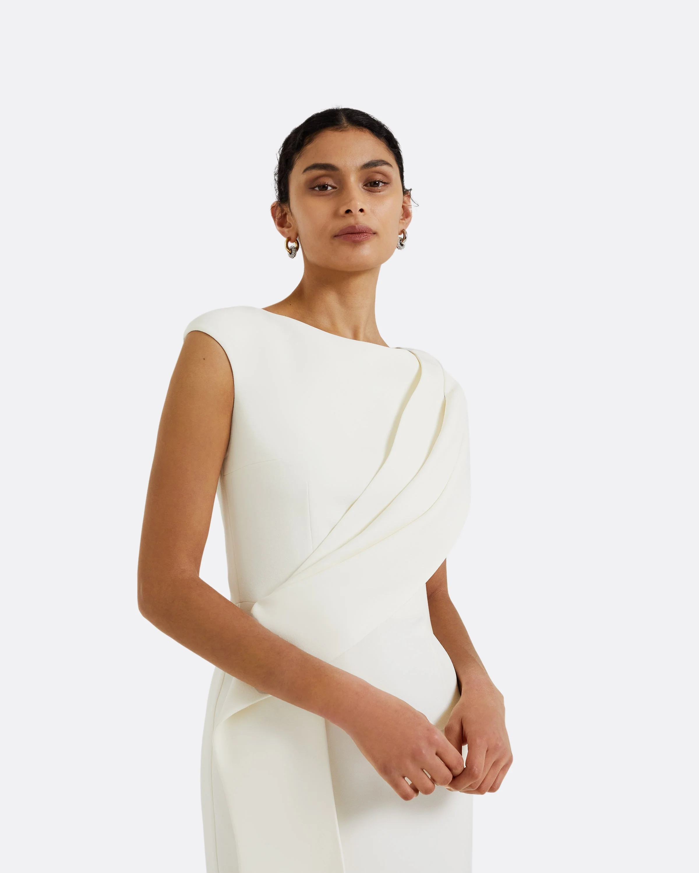 Regina Ivory Midi Dress - Image 3
