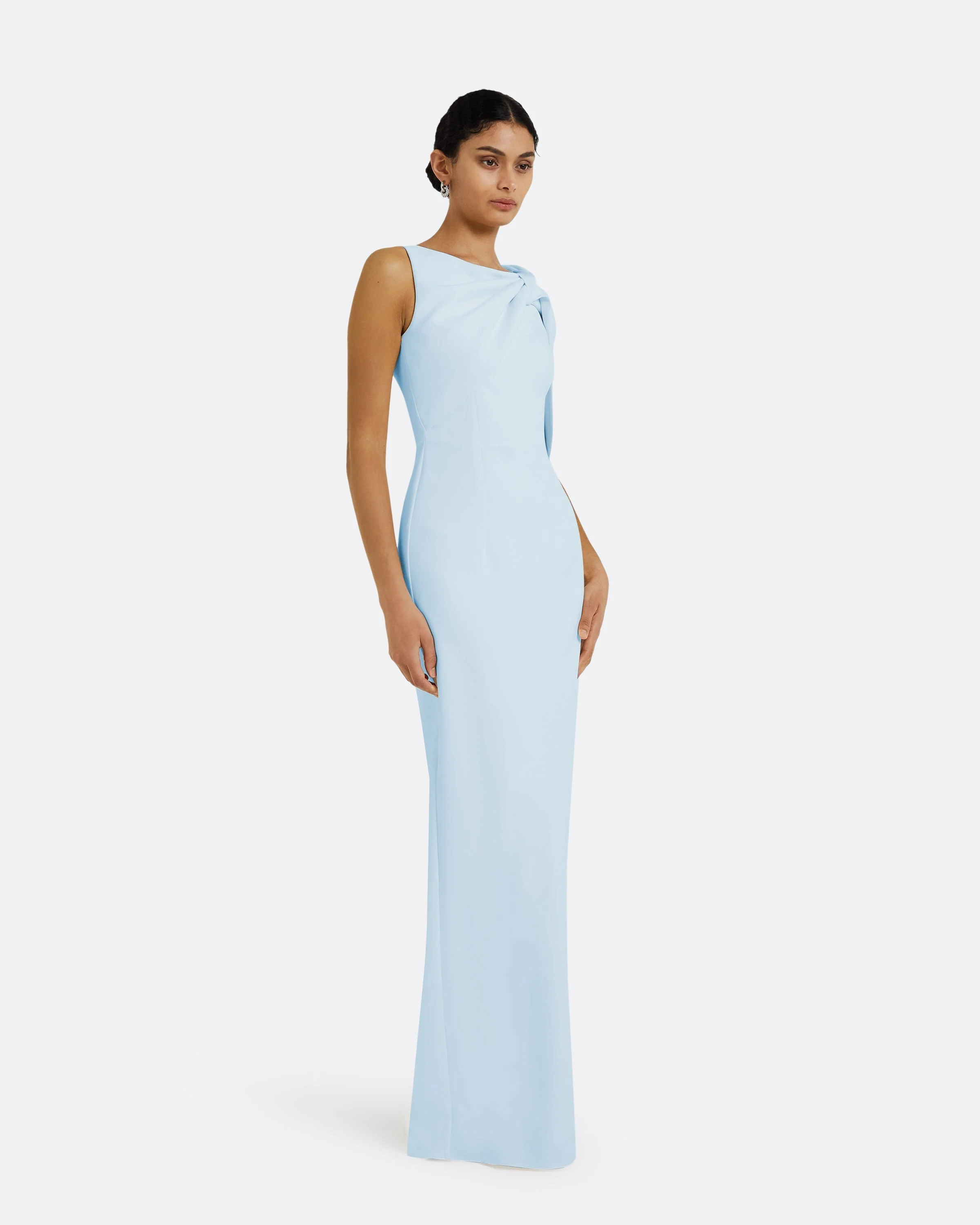 Serendipity Pale Blue Long Dress - Image 4