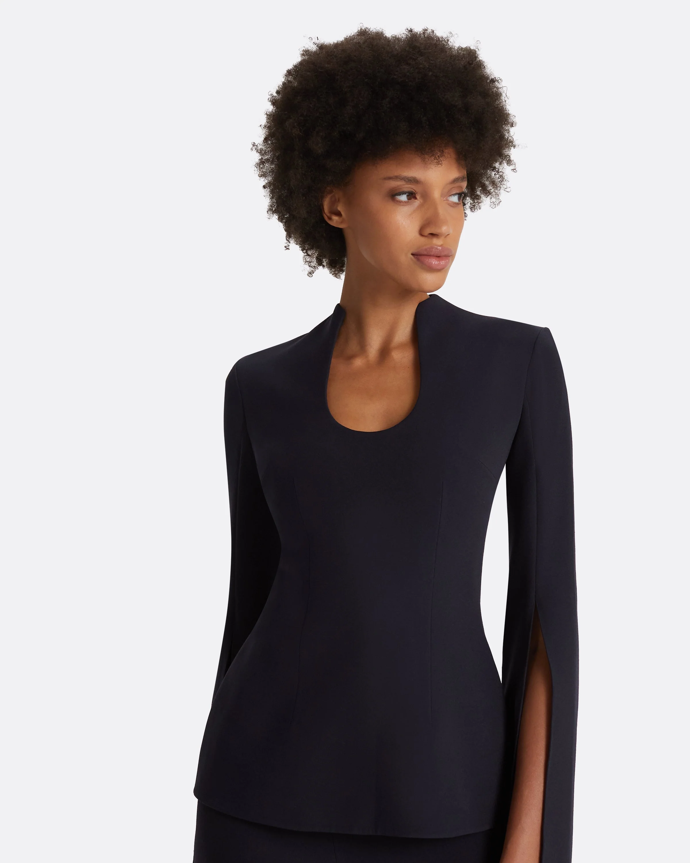 Thais Midnight Navy Top - Image 3